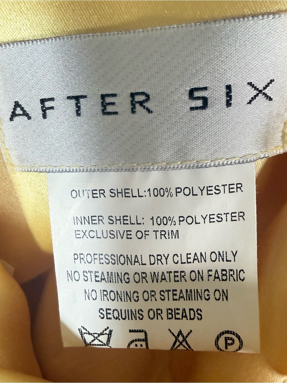 AFTER SIX Halter Gown size Small (see measurements) - Picture 10 of 15